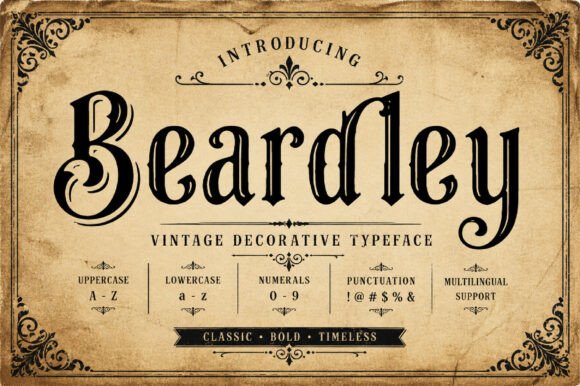 Beardley: Where Vintage Elegance Meets Modern Design