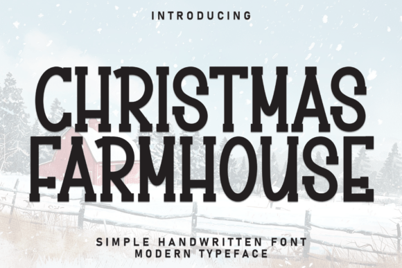 Christmas Farmhouse: A Typeface That Feels Like a Cozy Holiday Morning
