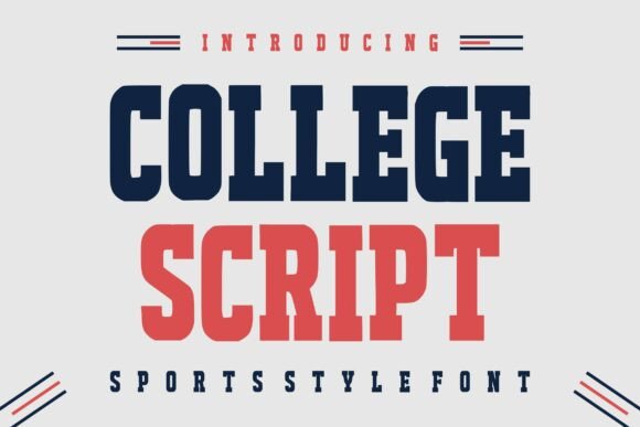 College Script: The Varsity Typeface for Bold Brands
