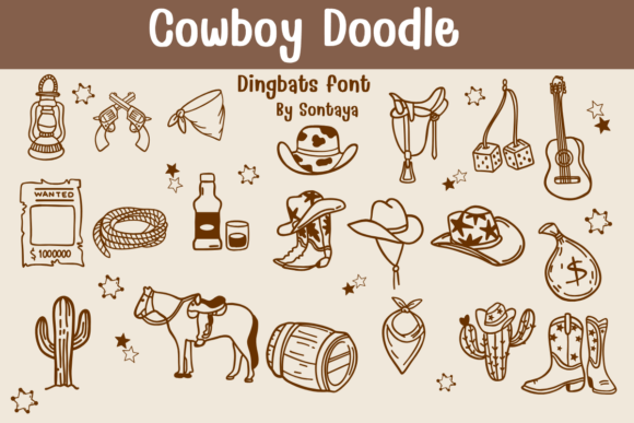 Cowboy Doodle: Capture the Frontier Spirit in Your Designs