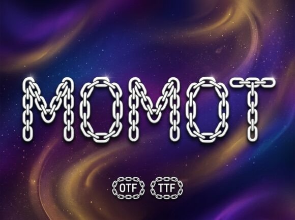 Momot: A Decorative Display Typeface for Bold Creators