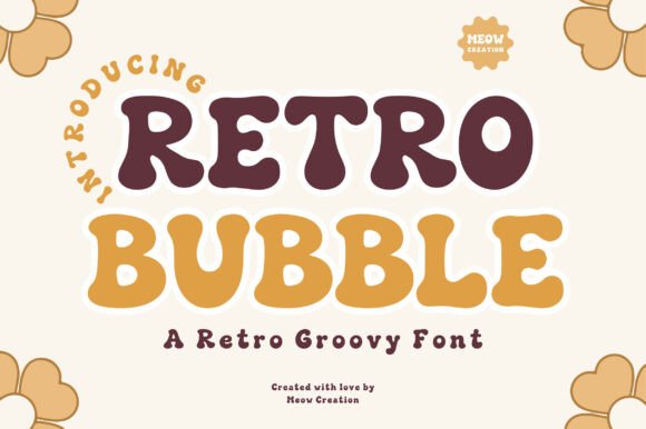 Retro Bubble: The Groovy Typeface That Brings Joy to Any Design