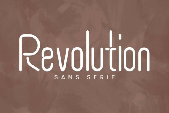 Revolution Sans Serif: The Typeface for Forward-Thinking Designs