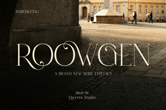 Roowgen: Crafting Elegance with a Modern Serif Typeface