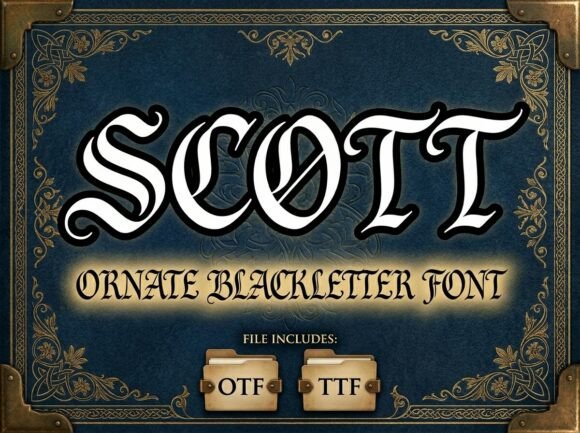 Scott: A Bold Typeface for Head-Turning Branding