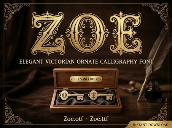 Zoe: The Victorian Font for Modern Luxury Brands